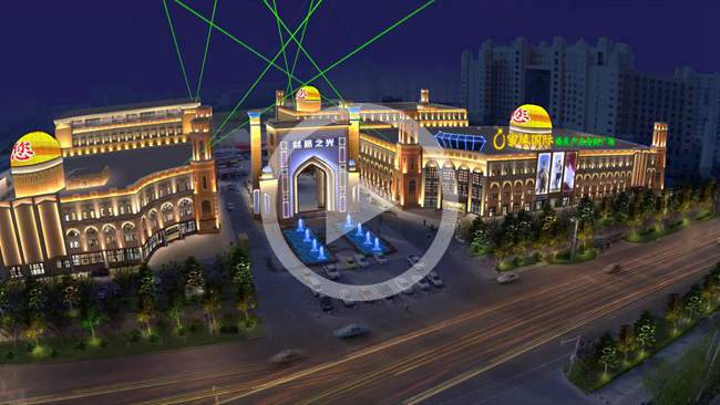 新疆敘品本色智能光電—新疆絲路之光亮化設(shè)計方案演示圖片